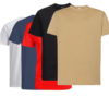 5x random t-shirts zonder tekst